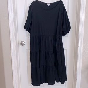 *SOLD-Hard to find* Ava & Viv black tier dress